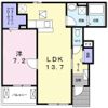 ユレナ24の間取り画像