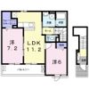 ユレナ24の間取り画像