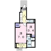 フランセス高柳 Ⅱの間取り画像