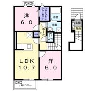 アトラスメゾンBの間取り画像