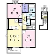 アトラスメゾンBの間取り画像