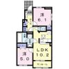 第7 レジデンス朝日 Bの間取り画像