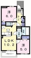 ターコイズの間取り画像