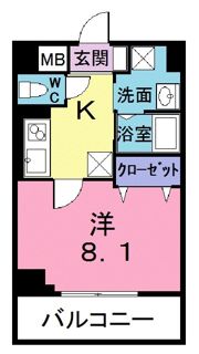 プレジールの間取り画像