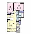 ラインハイトⅠの間取り画像