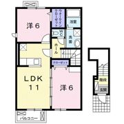 ガーデニア・Cの間取り画像