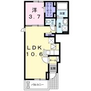 エクセレント・ヴィラ城東Aの間取り画像