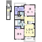 ヴァンヴェール Ⅱの間取り画像