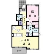 プラシードBの間取り画像
