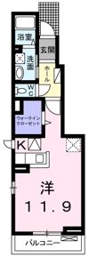 フラン・イソベ Ⅰの間取り画像