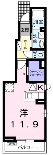 フラン・イソベ Ⅱの間取り画像