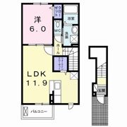 ミーティア Eの間取り画像