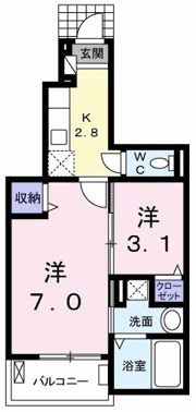 カーサ桜井町の間取り画像