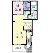 キャッスルライフⅤの間取り画像