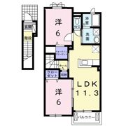 ディアベルジュの間取り画像