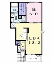 リアンコリーヌ Ⅱの間取り画像