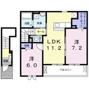 アヴェニールBの間取り画像