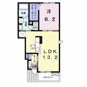 ホウキサカス Bの間取り画像