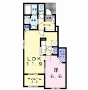 ラルーチェ Bの間取り画像