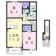 フレンドリームーンAの間取り画像