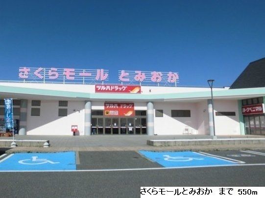 近くのさくらモールとみおかまで550m(徒歩7分)