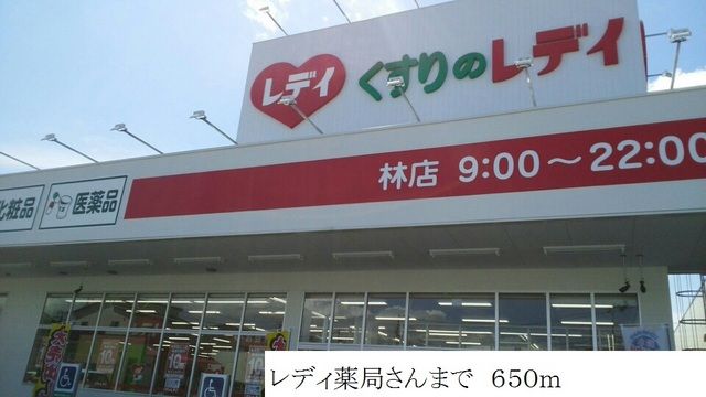 近くのレディ薬局まで650m(徒歩9分)