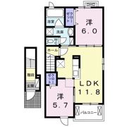 すみれ館の間取り画像