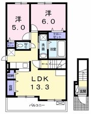 メゾンブローテ Fの間取り画像