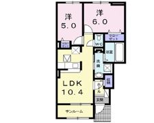 エターニティーBの間取り画像
