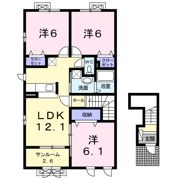 ラーレ Cの間取り画像
