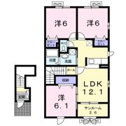 ラーレ Eの間取り画像