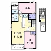 ヌーベル コートBの間取り画像