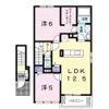 ラ ヴィ ベール弐番館の間取り画像