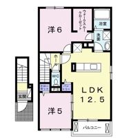 シャトーブランシェ Ⅱの間取り画像