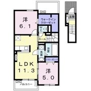 アッティラS Ⅱの間取り画像