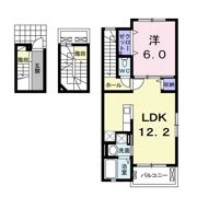 グレイスヒルズ ウエガハラⅡの間取り画像