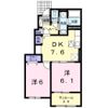 Rest HouseⅢ Bの間取り画像