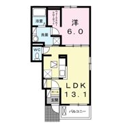 ラック ドゥの間取り画像