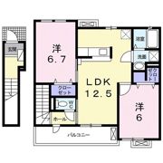 プリムローズ Shizuの間取り画像