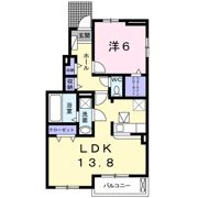 ソレイユ Ⅰの間取り画像