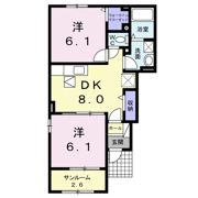 サン フルール アンの間取り画像