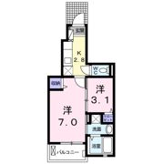 エフズコート東千葉Dの間取り画像