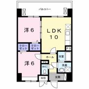 ヴァンヴェール森の宮の間取り画像