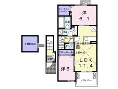 LUCE つくばA棟の間取り画像