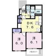 サン ヴィレッジ Aの間取り画像