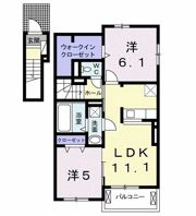 リトル ポンド・Ⅱの間取り画像