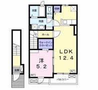 レジデンス江添Ⅰの間取り画像