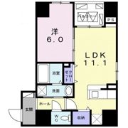 カナン クロエ 門前仲町の間取り画像