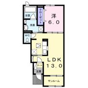 アンジュ デュ ヴァン Ⅰの間取り画像