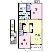 アンジュ デュ ヴァン Ⅰの間取り画像